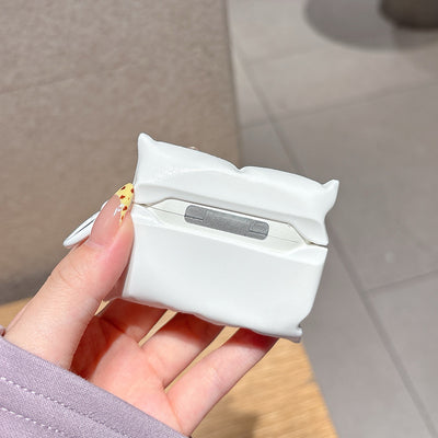 Cute Creative Pillow AirPods Pro Bluetooth Earbuds Case Cartoon Protective Cover